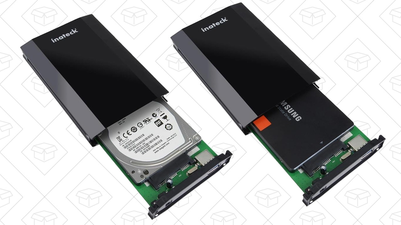 Inateck Aluminum 2.5" Hard Drive/SSD Enclosure, $8 with code BP8DGTYB